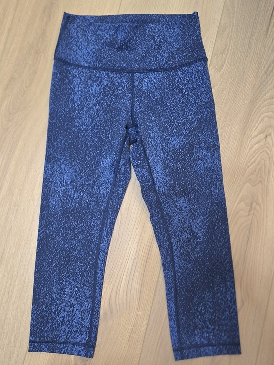 lululemon athletica Pants - lululemon athletica Wunder Under Tight 23" in Blue Speckle